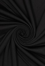 Bamboe tricot zwart Bamboe tricot zwart