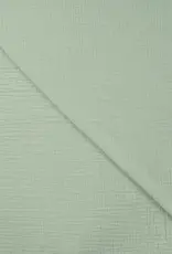 Stoffenschuur selectie Double gauze bambino uni pastel mint