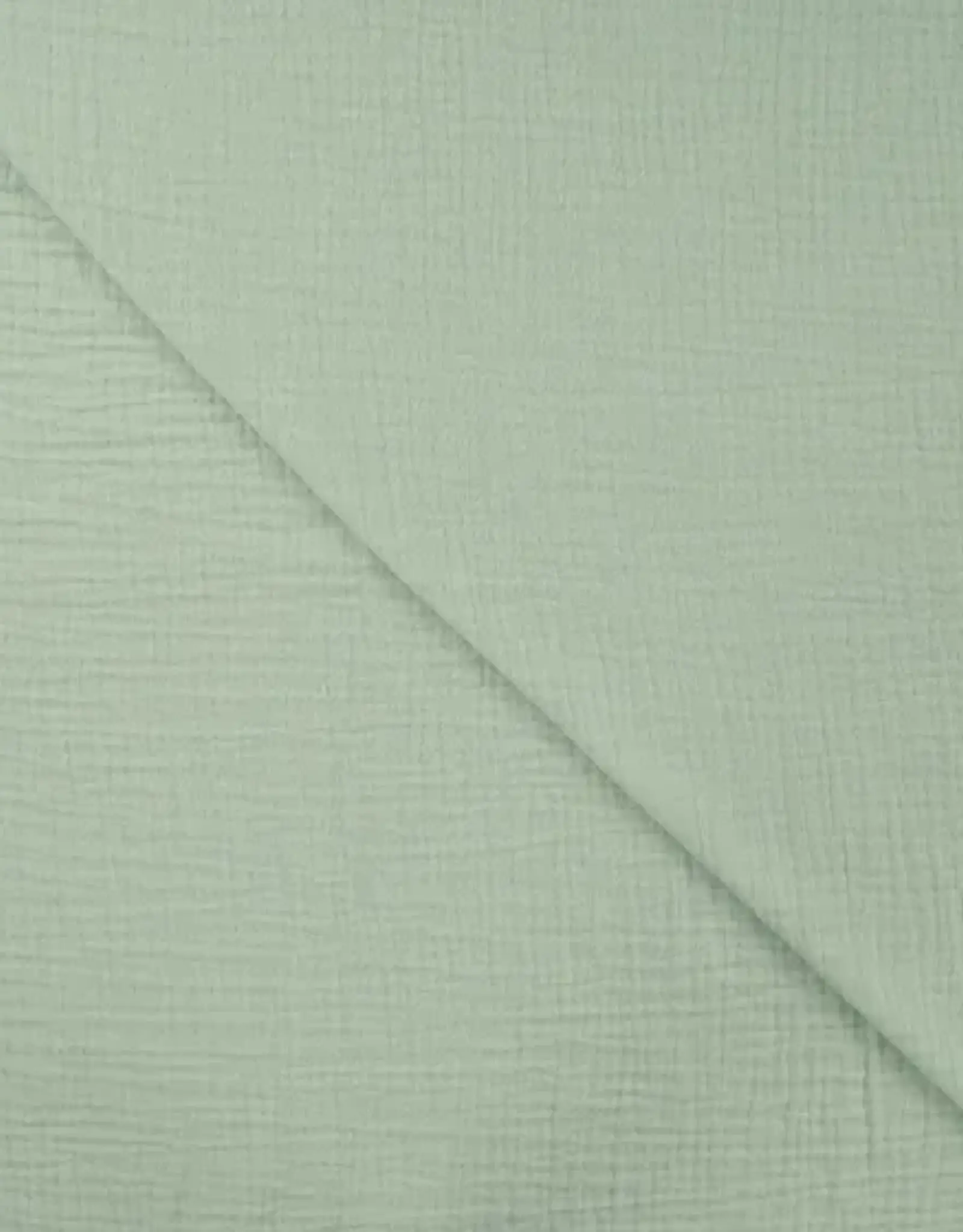 Stoffenschuur selectie Double gauze bambino uni pastel mint
