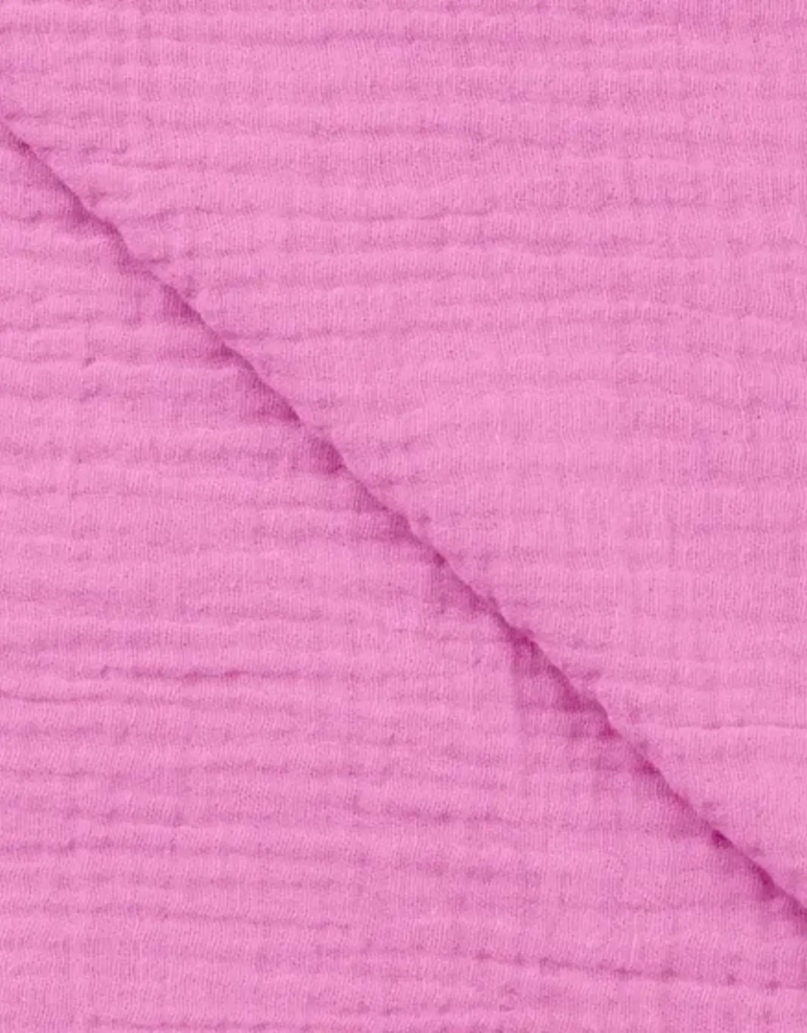 Stoffenschuur selectie Double gauze bambino uni fuchsia