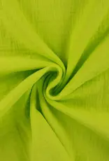 Double gauze bambino uni neon geel Double gauze bambino uni neon geel