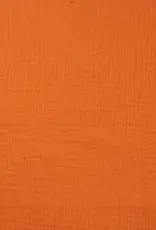 Stoffenschuur selectie Double gauze bambino uni oranje