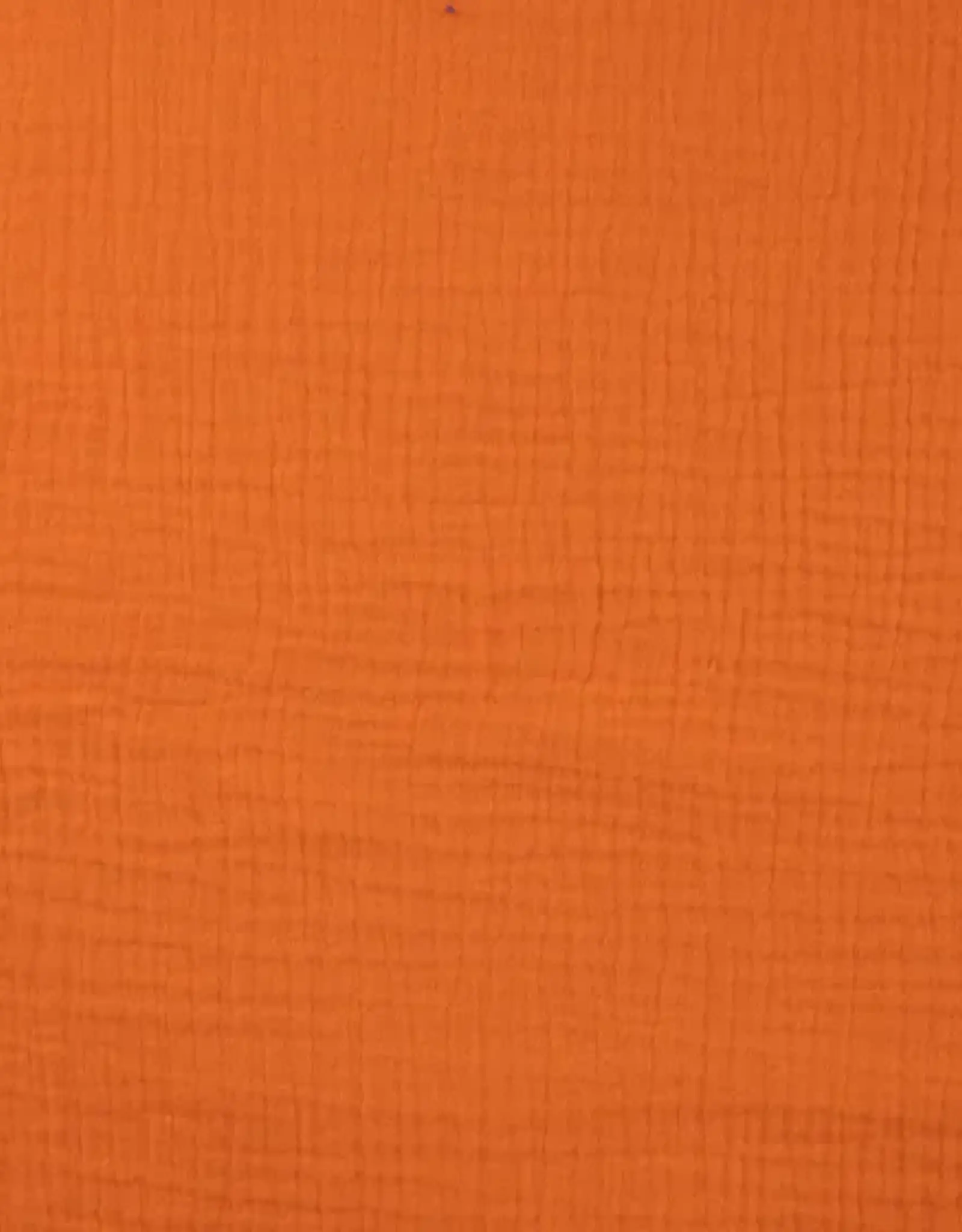 Stoffenschuur selectie Double gauze bambino uni oranje
