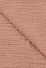 Stoffenschuur selectie Double gauze bambino uni dusty rose