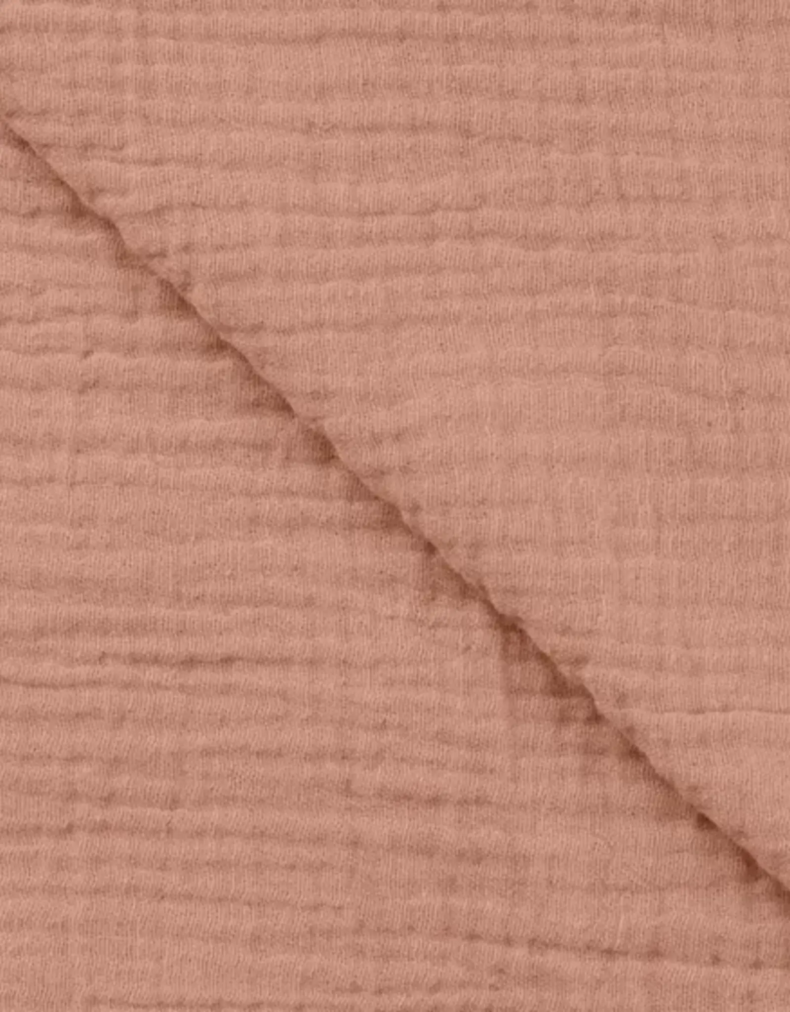 Stoffenschuur selectie Double gauze bambino uni dusty rose