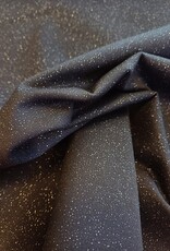 Punto Milano zwart zilveren glitters