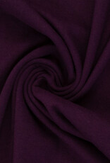 Boordstof uni aubergine