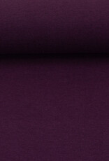 Boordstof uni aubergine