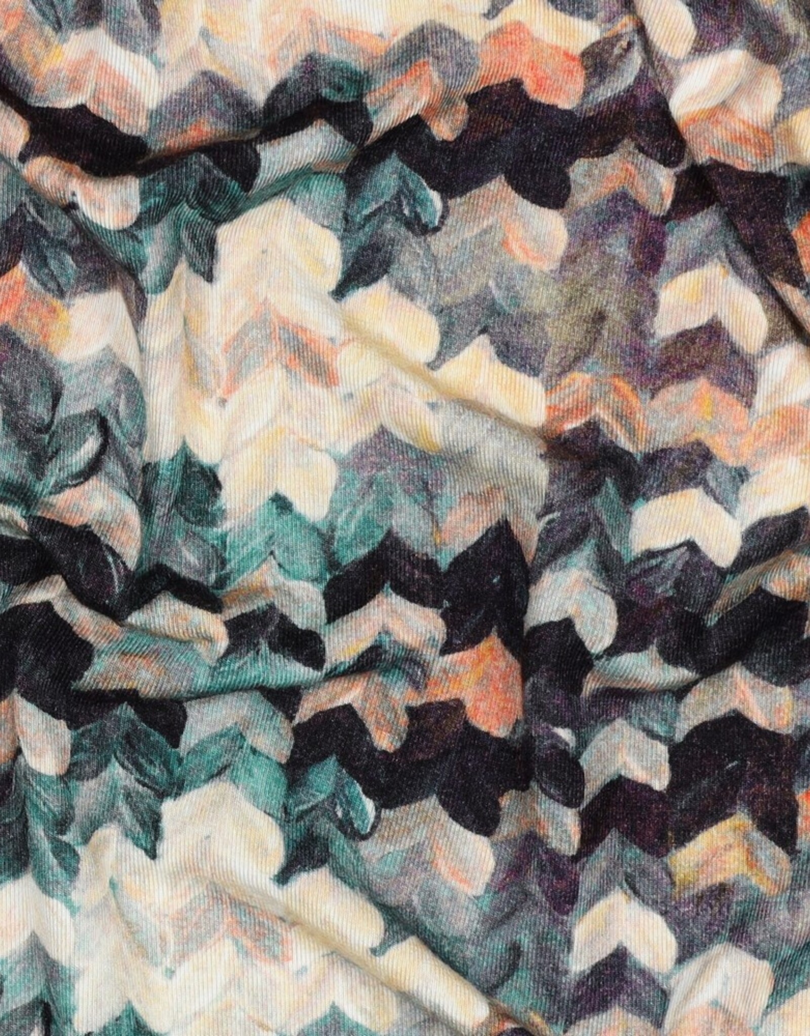Viscose jersey digital geometric multicolour