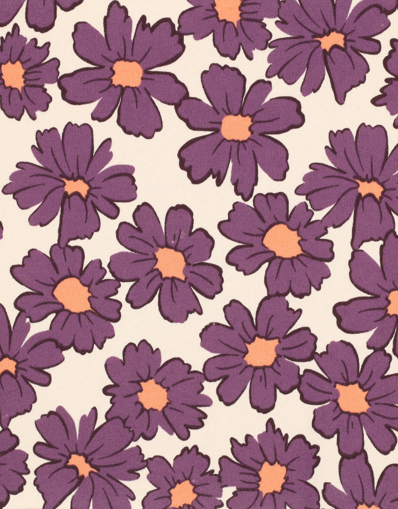 Jogging flowers mauve zand