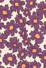 Jogging flowers mauve zand