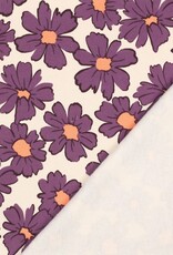 Jogging flowers mauve zand