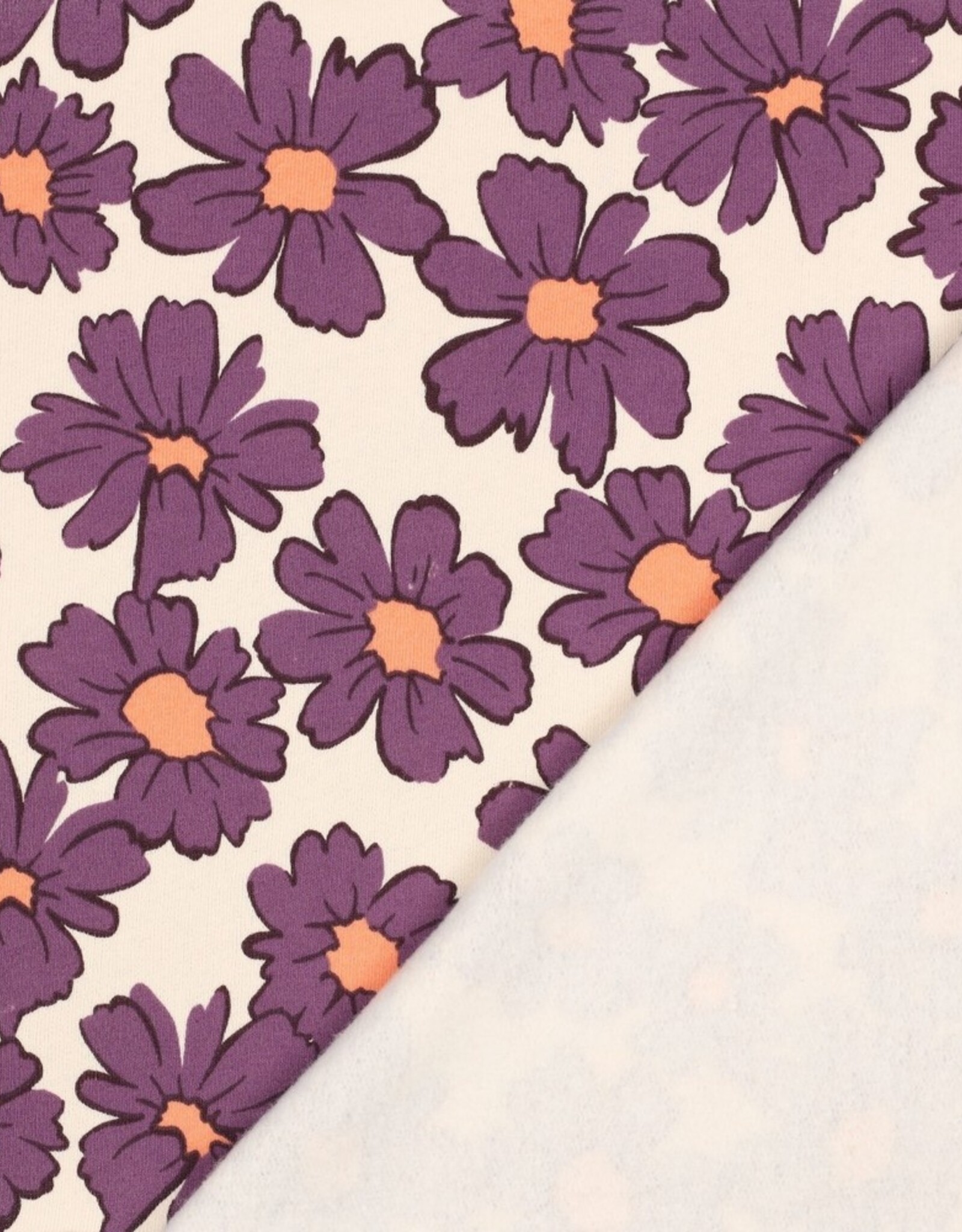 Jogging flowers mauve zand