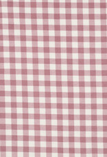 Flannel checks mauve wit
