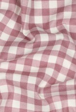 Flannel checks mauve wit