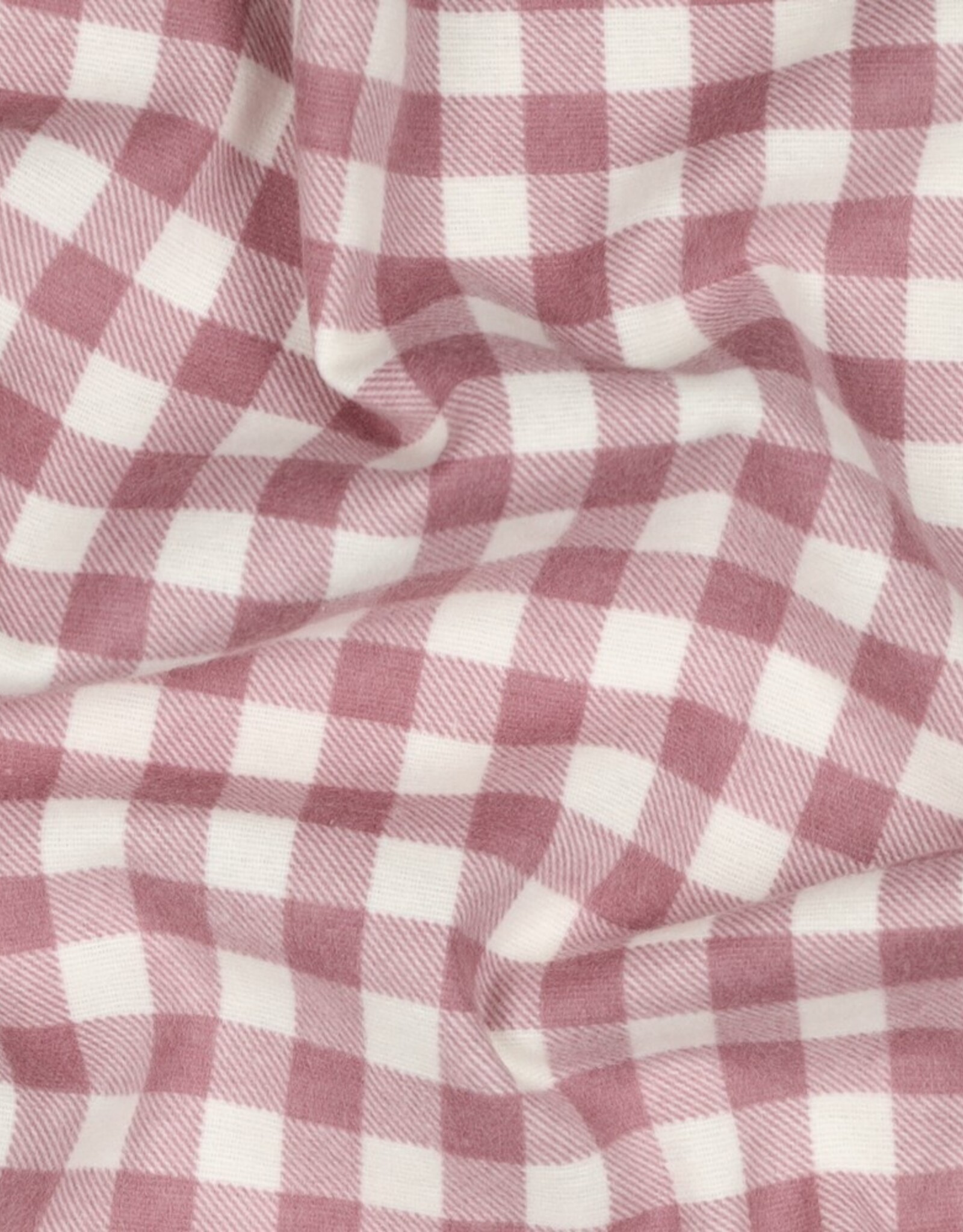 Flannel checks mauve wit
