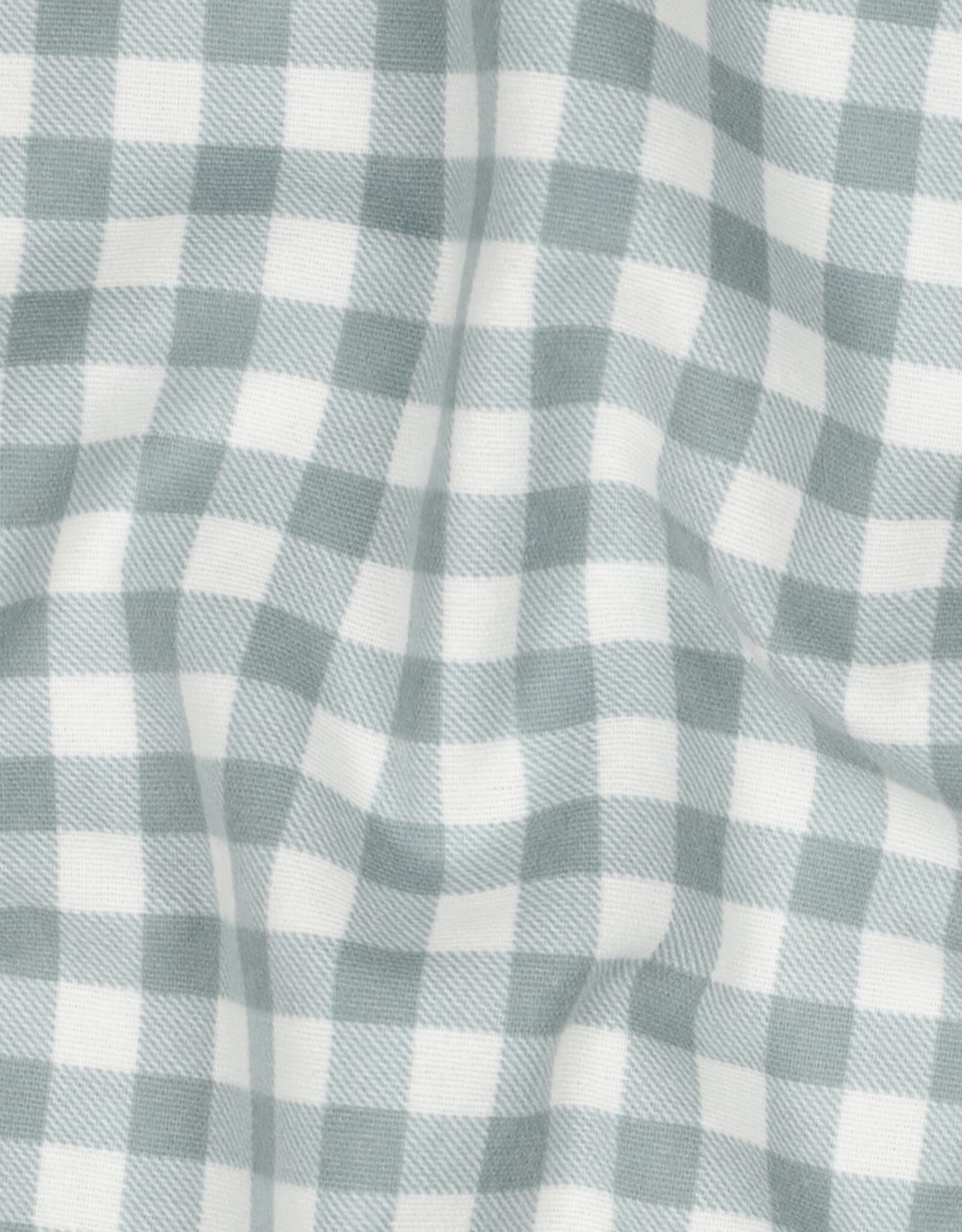 Flannel checks sage wit