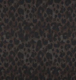 Vicenza leopard skin bruin