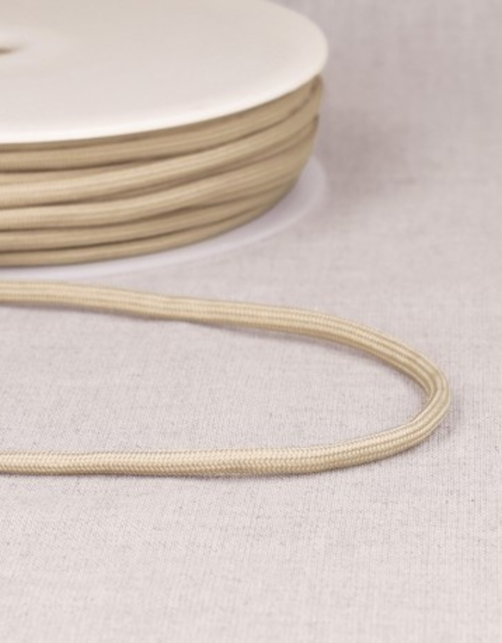 Rond zacht koord 4,5mm beige  col 045
