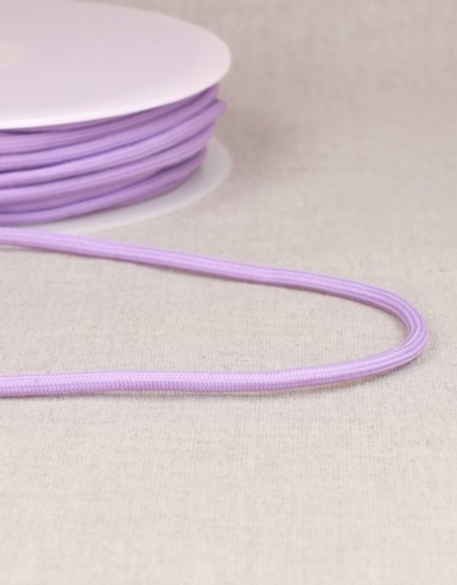 Rond zacht koord 4,5mm lila  col 088
