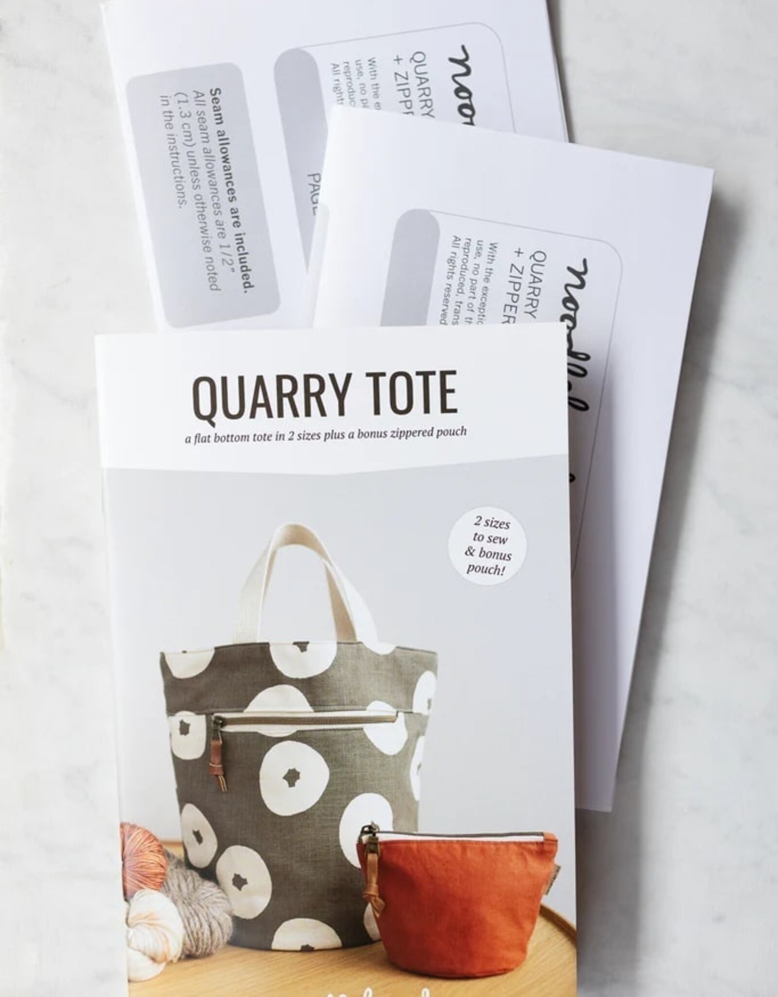 Quarry tote & bonus pouch
