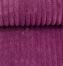 Wanja grof ribvelours fuchsia