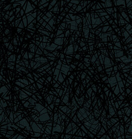 French terry  fox devils wild abstract groen - Thorsten Berger