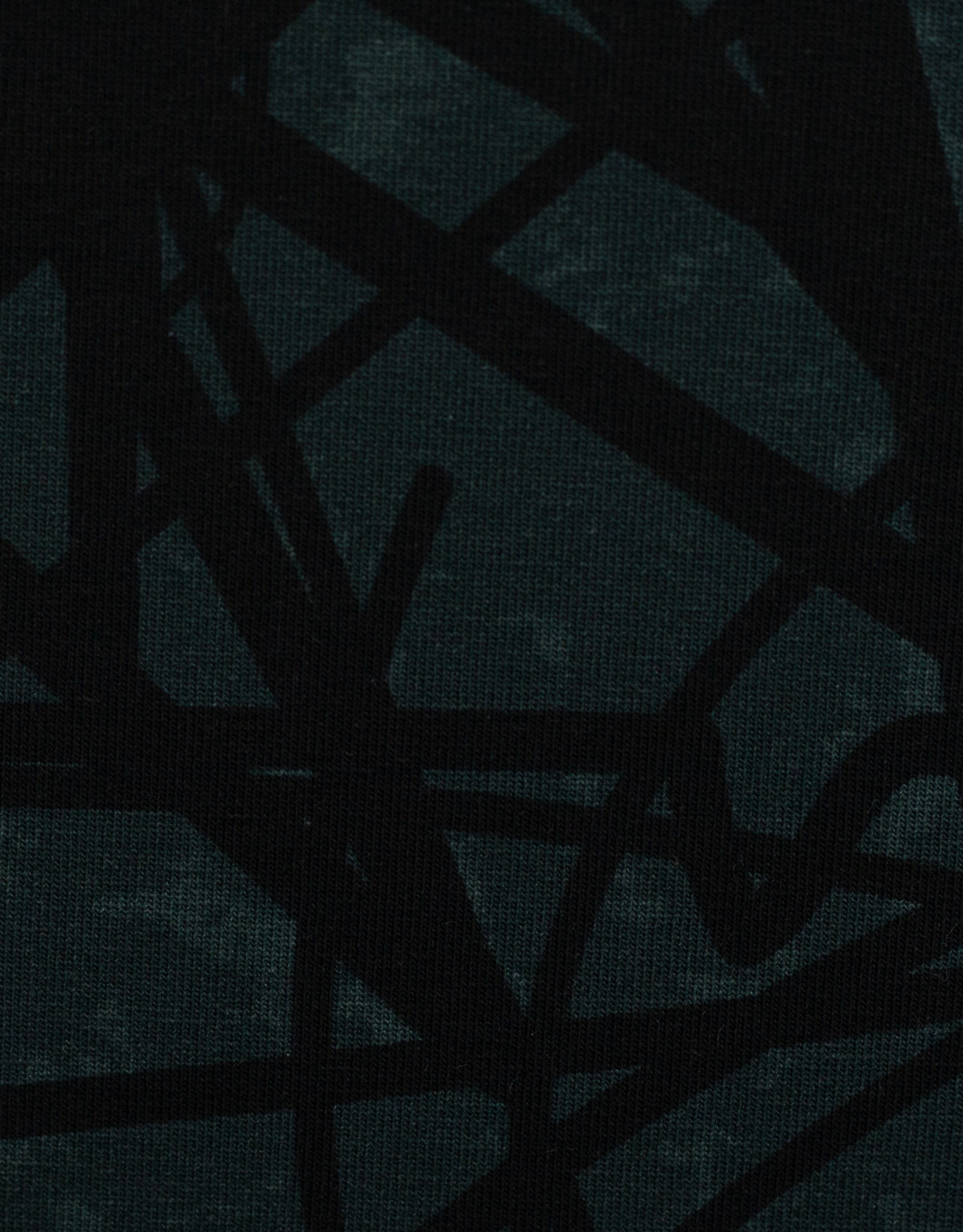 French terry  fox devils wild abstract groen - Thorsten Berger