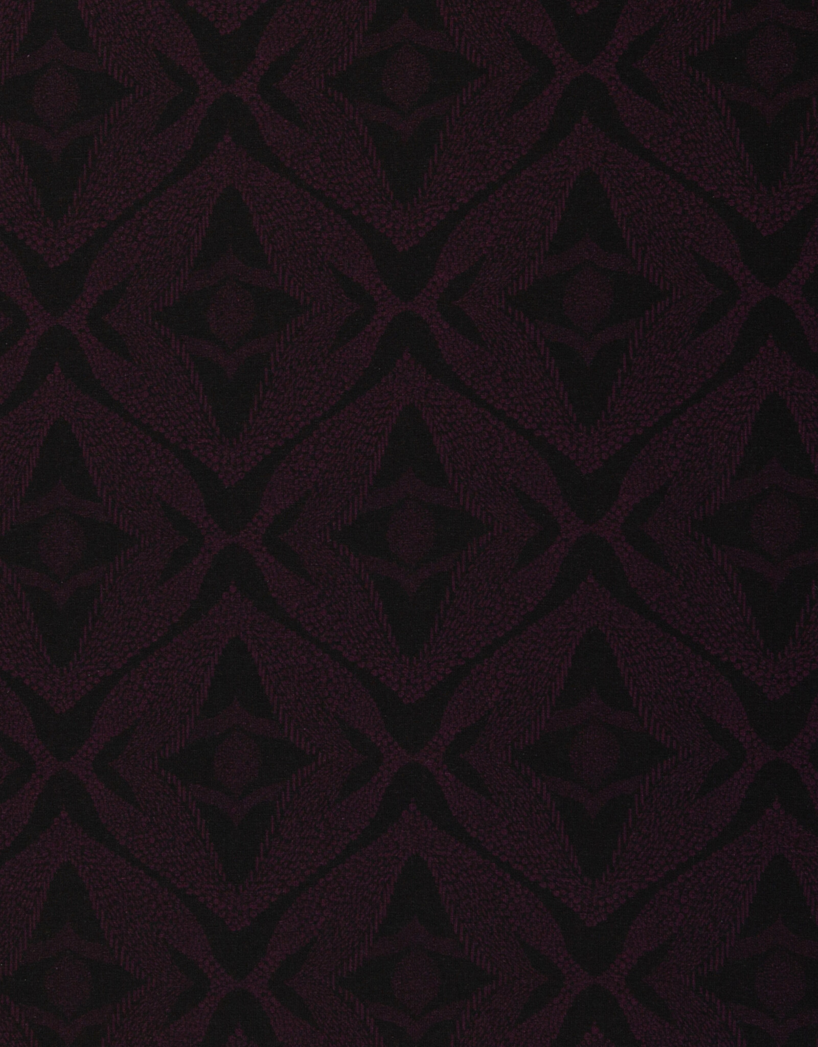 Katoen jersey Levante dotwork bordeaux