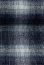 Flanel Maverick check blauw