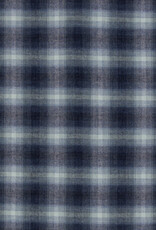 Flanel Maverick check blauw