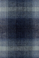 Flanel Maverick check blauw