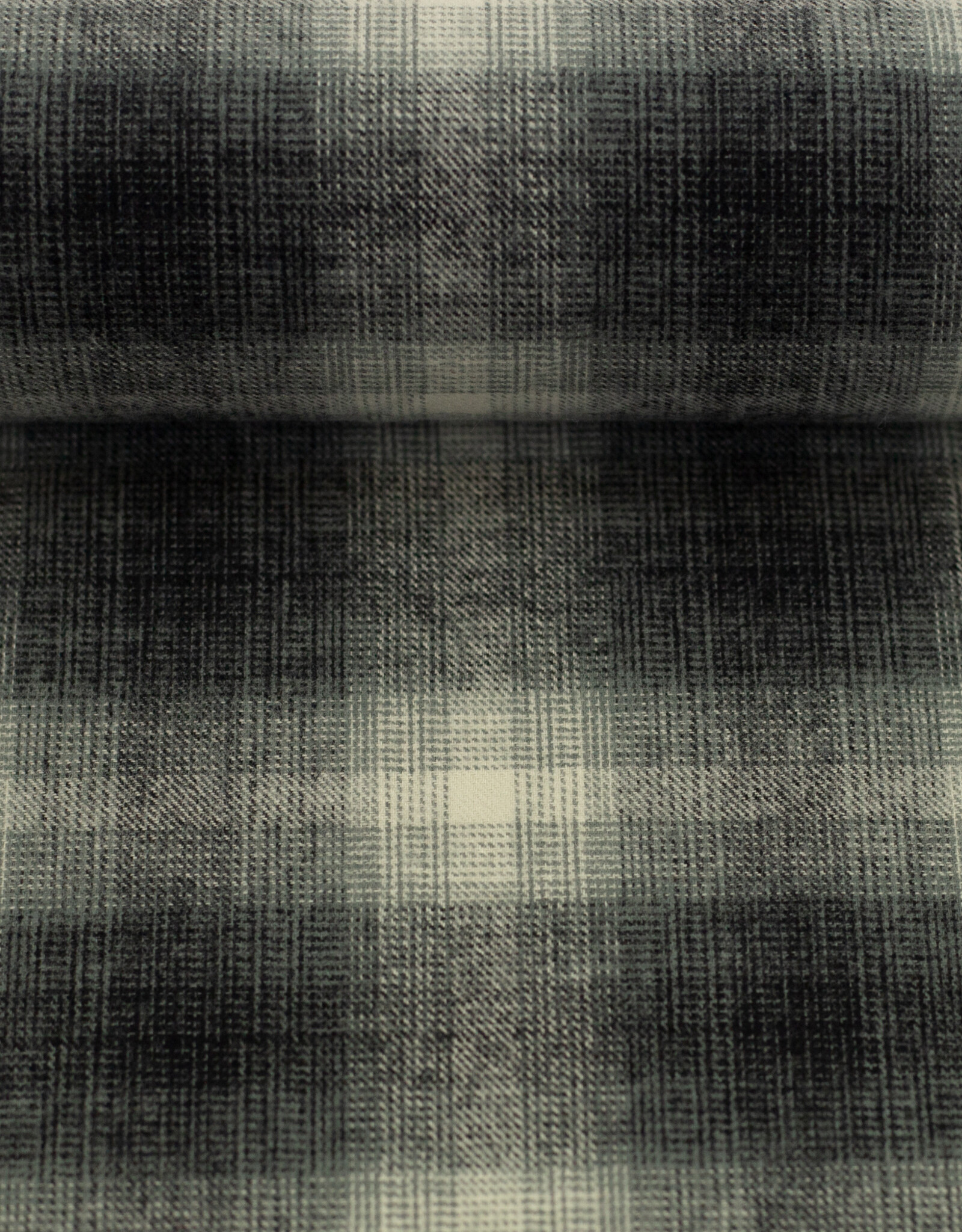 Flanel Maverick check zwart