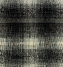 Flanel Maverick check zwart