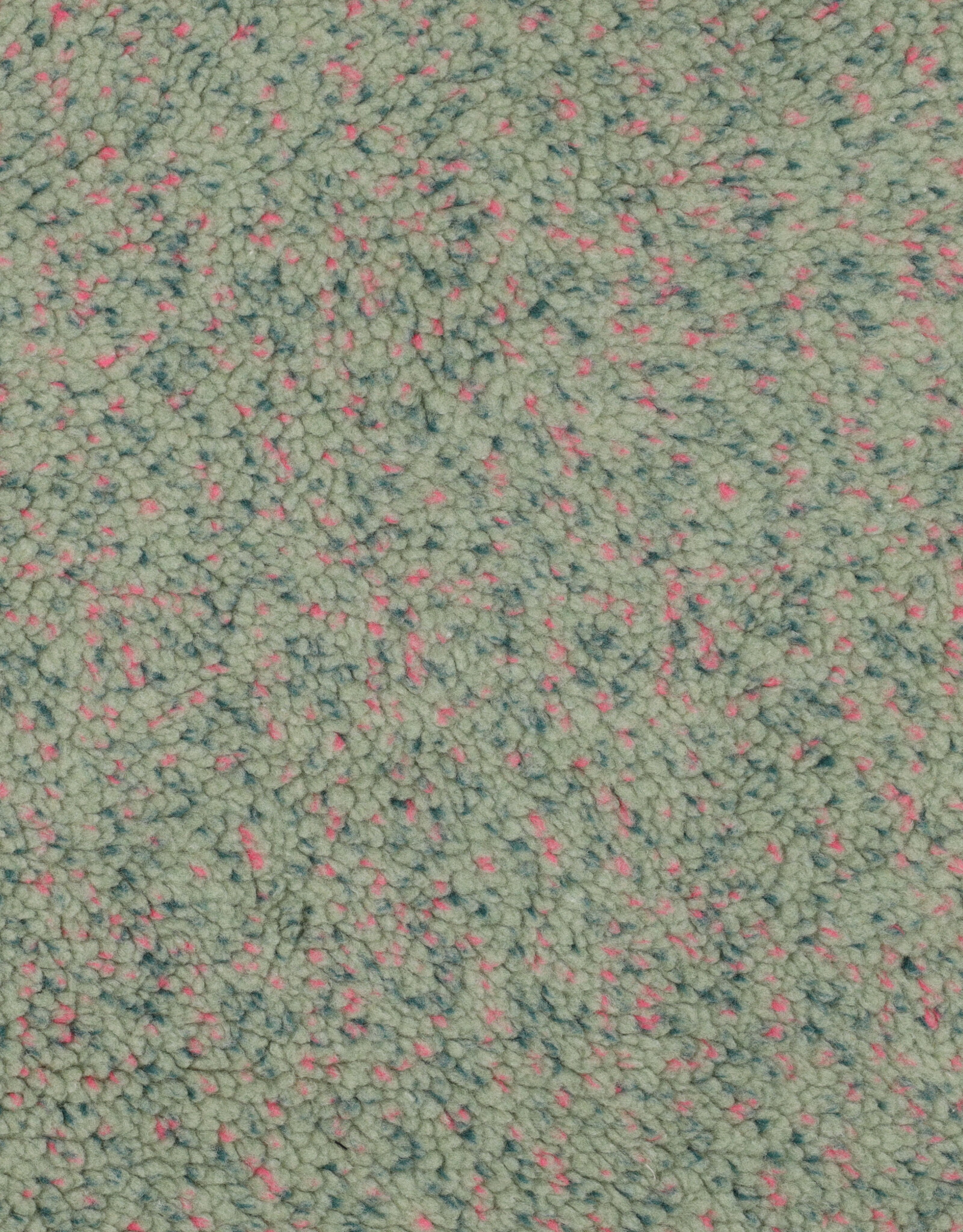 Teddy tweed melange oud groen