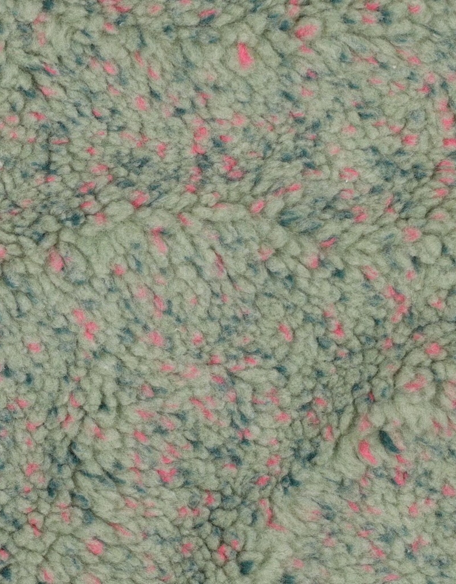 Teddy tweed melange oud groen