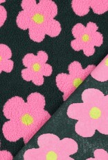 Teddy flowers army groen, roze