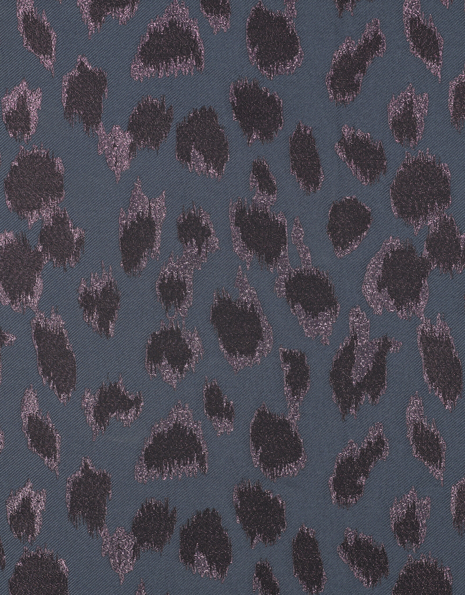 Jacquard animal skin petrol glitter roze