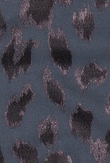 Jacquard animal skin petrol glitter roze