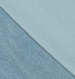 Corduroy met   stretch - bubble wash indigo