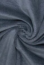 Corduroy met   stretch -8W  bubble wash donker indigo
