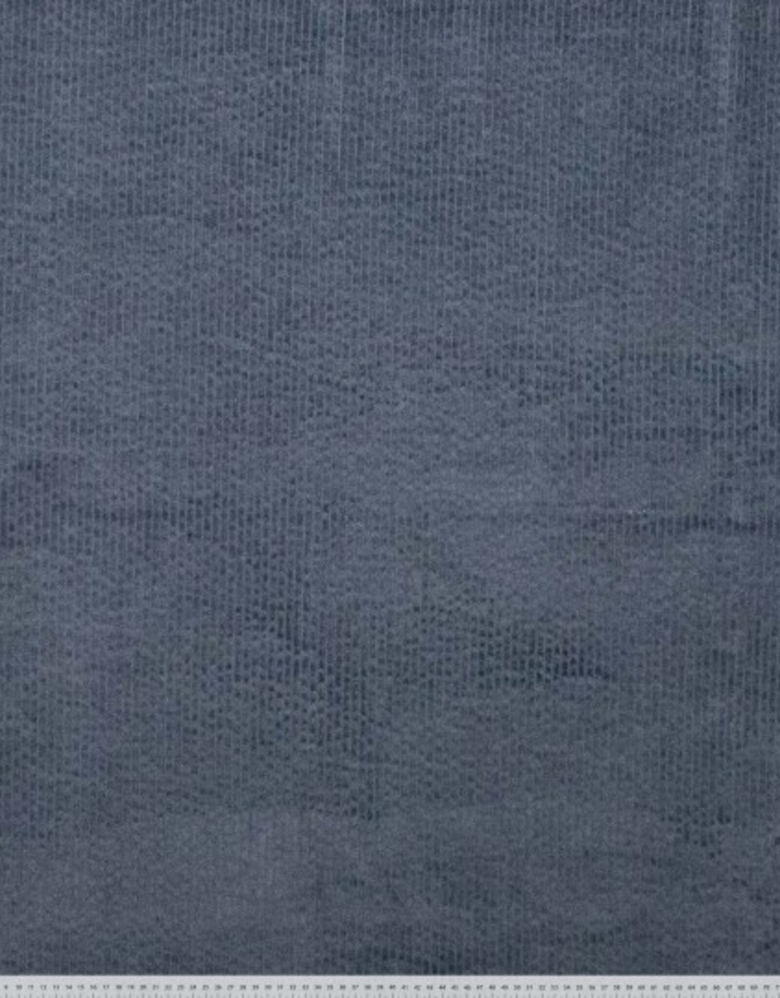 COUPON 65X140CM Corduroy met   stretch -8W  bubble wash donker indigo