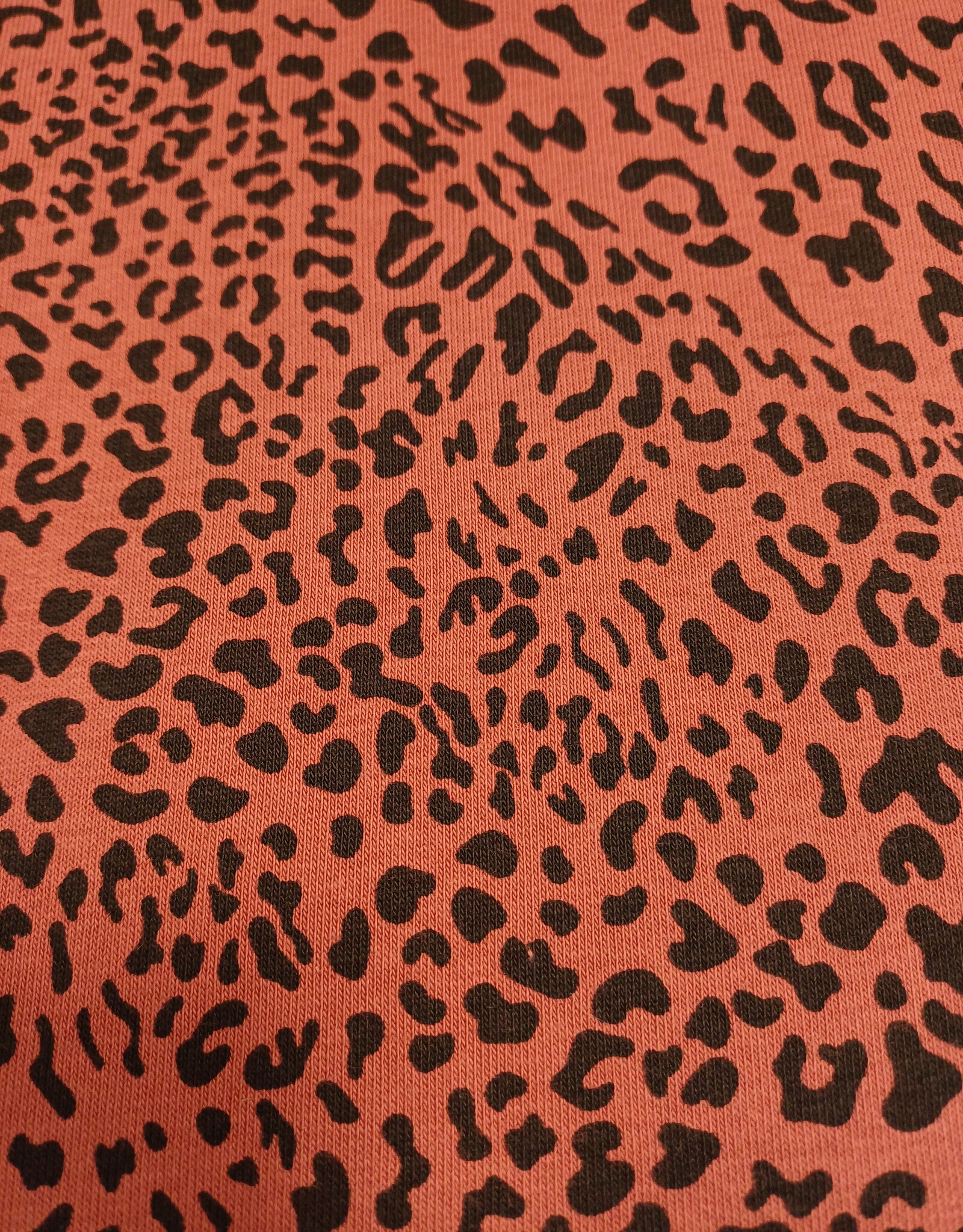 Heavy jogging  leopard terracotta