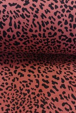 Heavy jogging  leopard terracotta