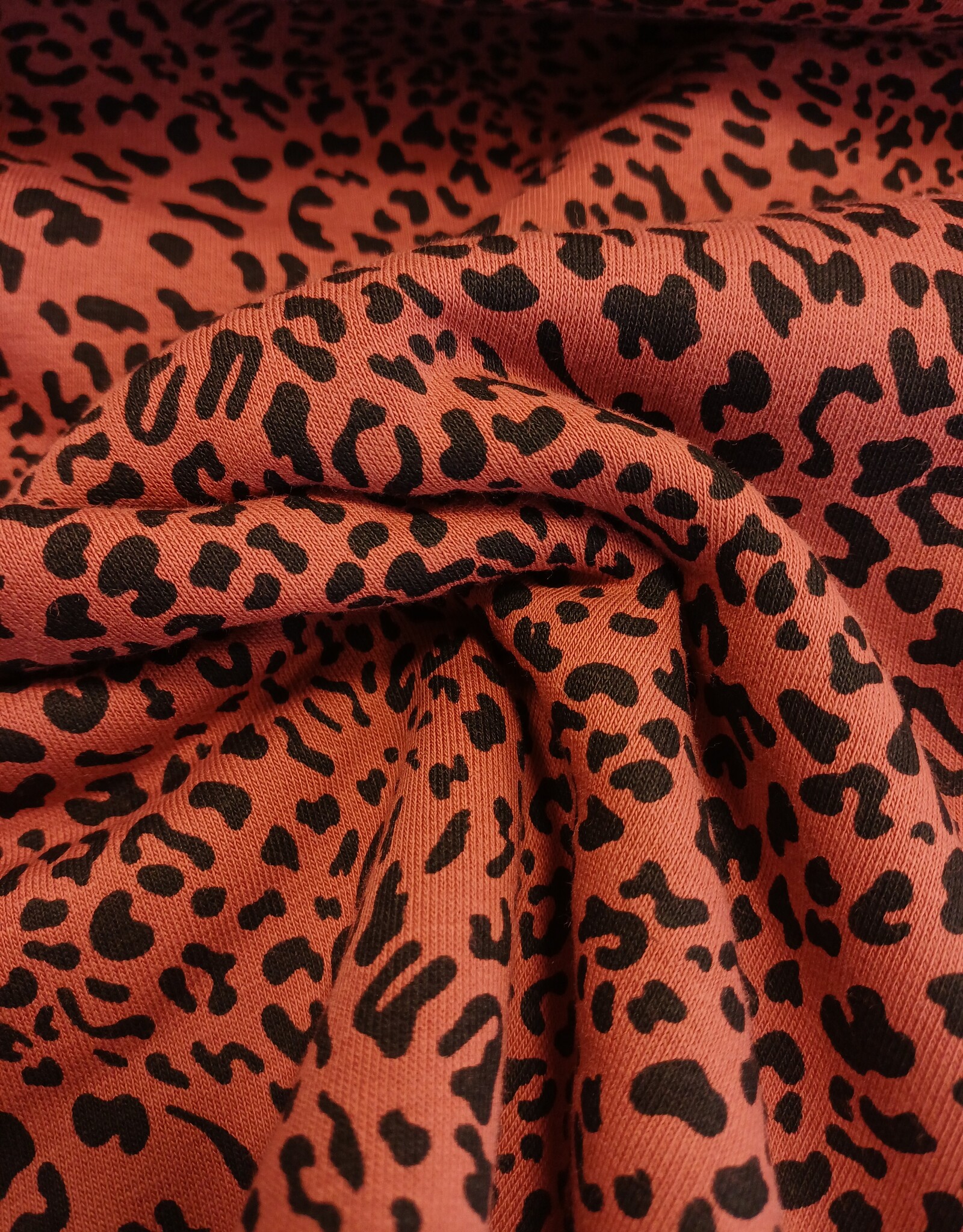 Heavy jogging  leopard terracotta