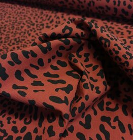 Waterproof rip stop leopard terracotta Juno