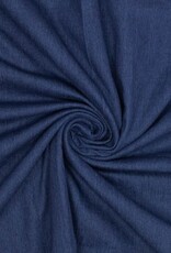 Twill denim indigo blauw