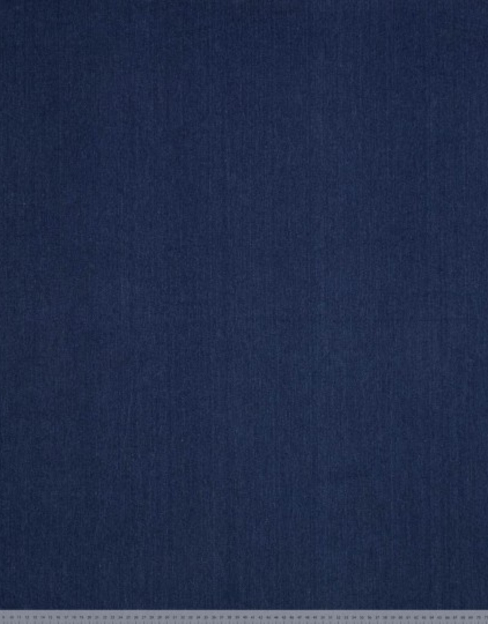 Twill denim indigo blauw