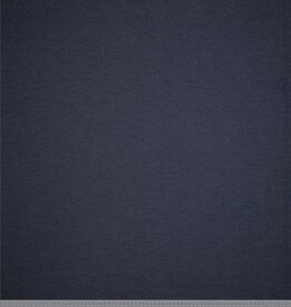Katoen stretch denim look indigo blauw