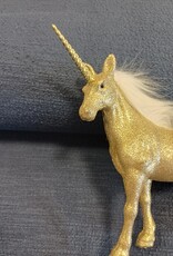 Katoen bouclé jeansblauw